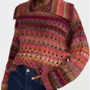 SIMKHAI
Jenna Lofty Space Dye Cropped Pullover